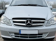 Mercedes Vito W639 2004-2014 Nakładki na listwę grilla 2010-2015 (stal nierdzewna) zdjęcia 1
