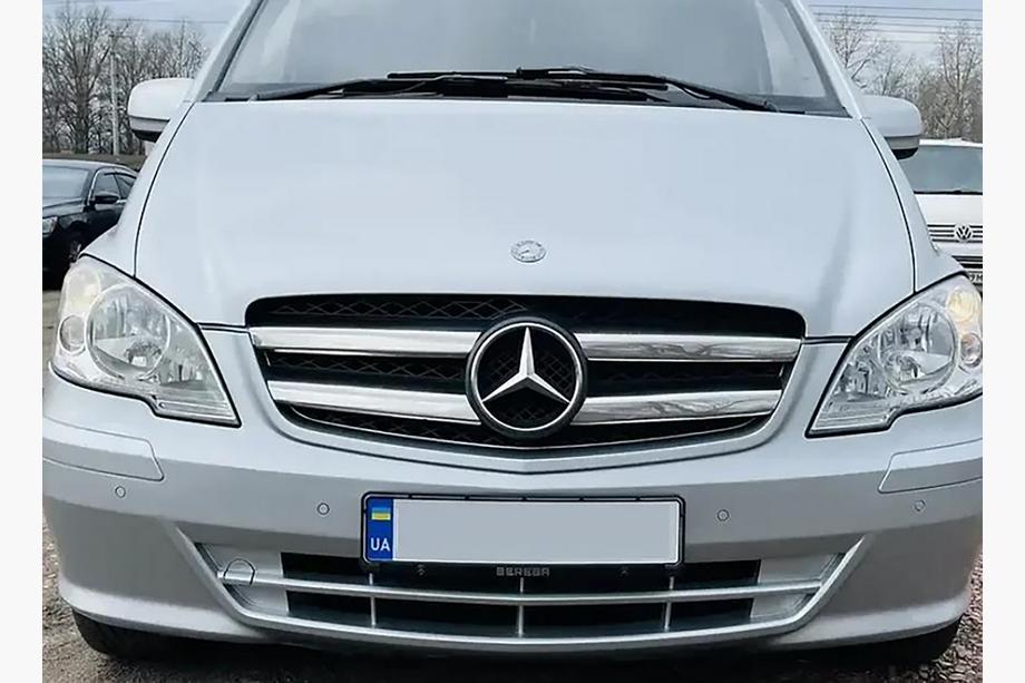 Mercedes Vito W639 2004-2014 Nakładki na listwę grilla 2010-2015 (stal nierdzewna) Image