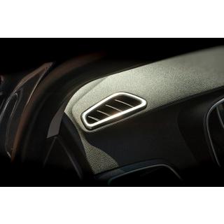 Nakładka na nawiew wewnętrzny (2 szt, stal nierdzewna) Renault Megane IV 2016-2025 zdjęcia 2