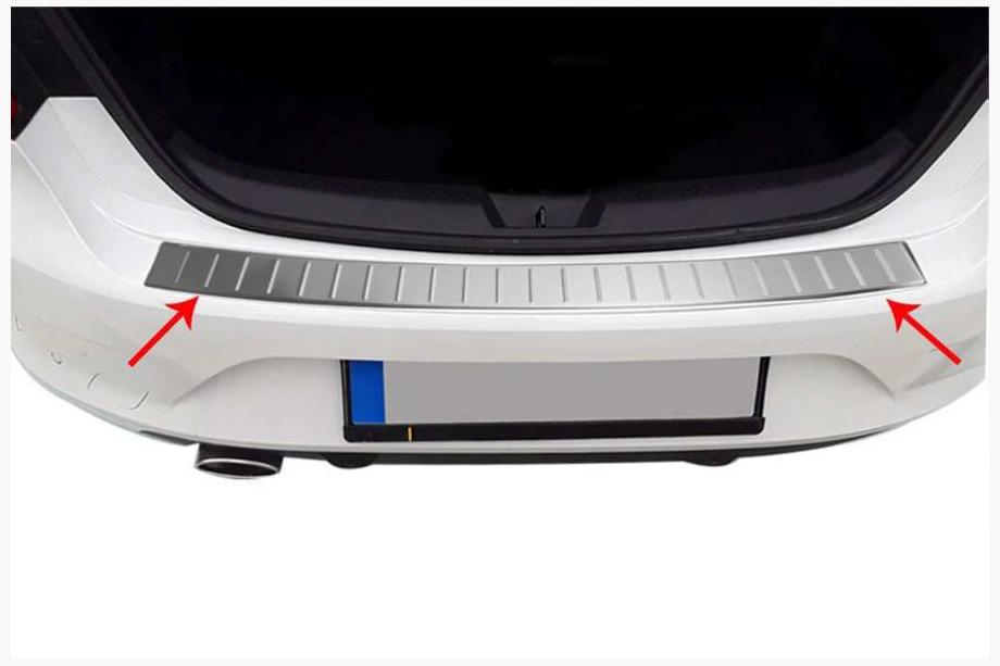 Renault Megane IV 2016-2025 Nakładka na tylny zderzak OmsaLine (SD, Stal Nierdzewna) Image