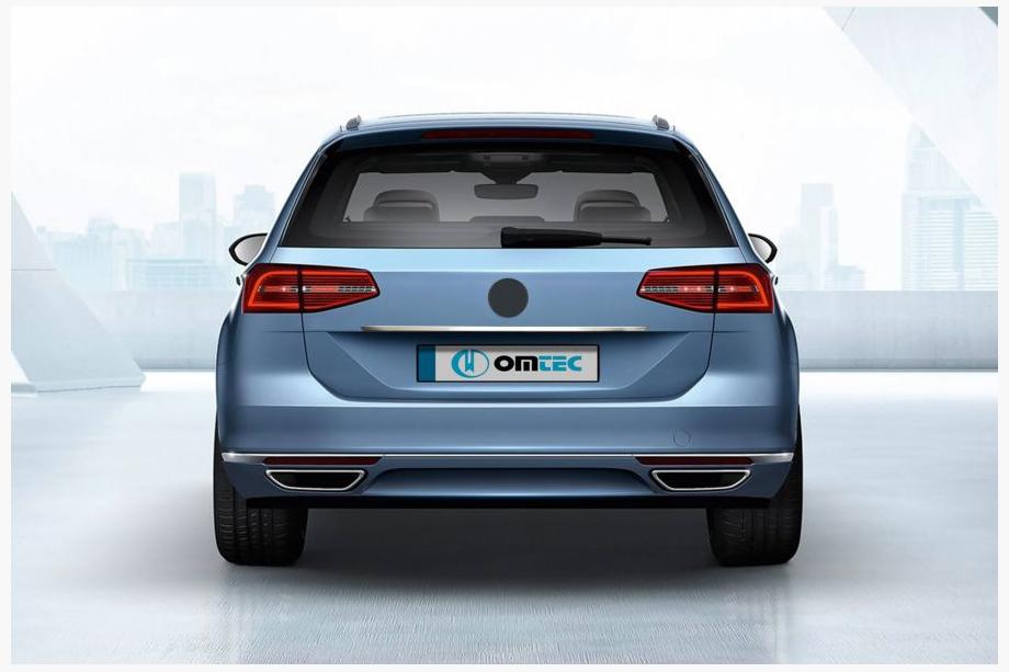 Volkswagen Passat B8 2015-2023 Listwa nad tablicą rejestracyjną SW (OmsaLine, stal nierdzewna) Image