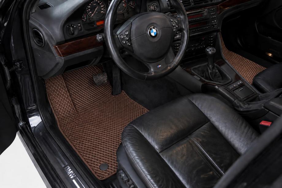 BMW 5 Series E39 1996-2003 Dywaniki EVA (Brązowe) Image