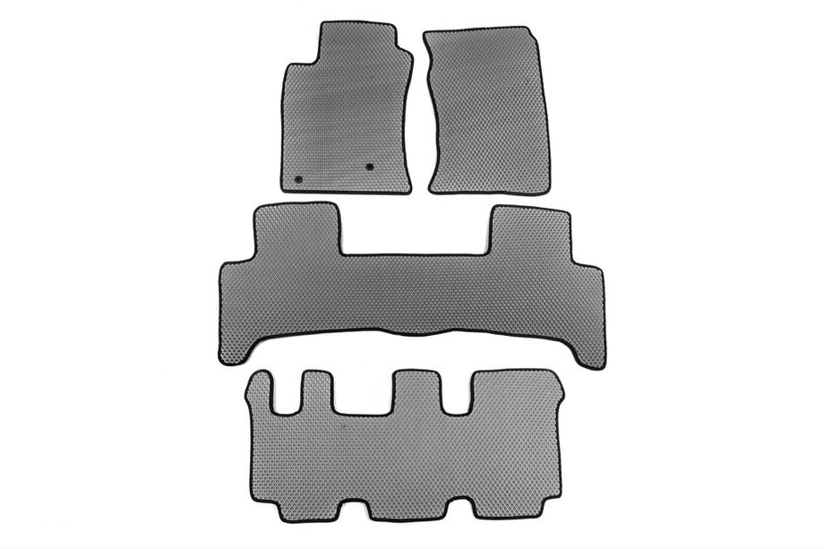Toyota Land Cruiser Prado 120 2002-2009 Dywaniki EVA (3 rzędy, szare) Image