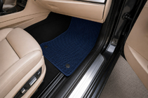 BMW 7 Series F01/F02 2008-2015 Dywaniki EVA (do F02, Niebieskie) zdjęcia 2