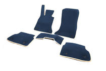 BMW 7 Series F01/F02 2008-2015 Dywaniki EVA (do F02, Niebieskie) zdjęcia 5