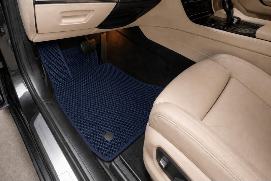 BMW 7 Series F01/F02 2008-2015 Dywaniki EVA (do F02, Niebieskie) Image