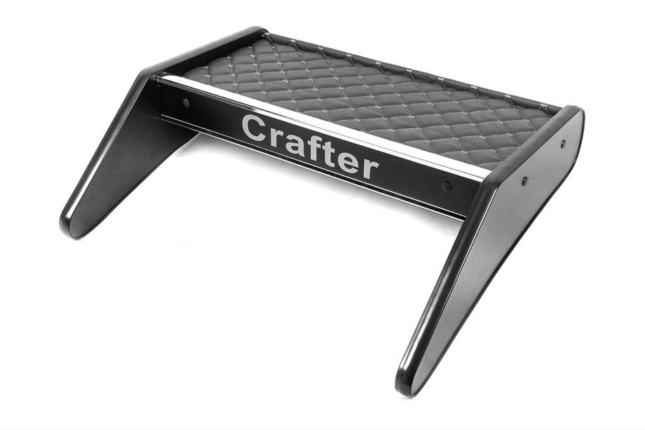 Volkswagen Crafter 2006-2016 Półka na deskę rozdzielczą (Szara z szarym przeszyciem) Image