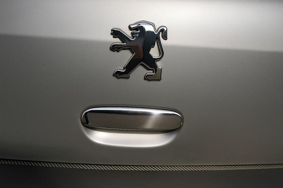 Peugeot 307 2001-2008 Chromowana nakładka na klamkę bagażnika (stal nierdzewna) Image