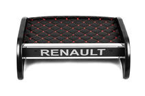 Renault Kangoo 2008–2020 Półka na deskę rozdzielczą (Czarna z czerwonym przeszyciem) zdjęcia 2