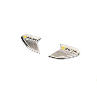 Nakładki na błotniki RS (OmsaLine, 2 szt, stal nierdzewna) Renault Clio V 2019- zdjęcia 2