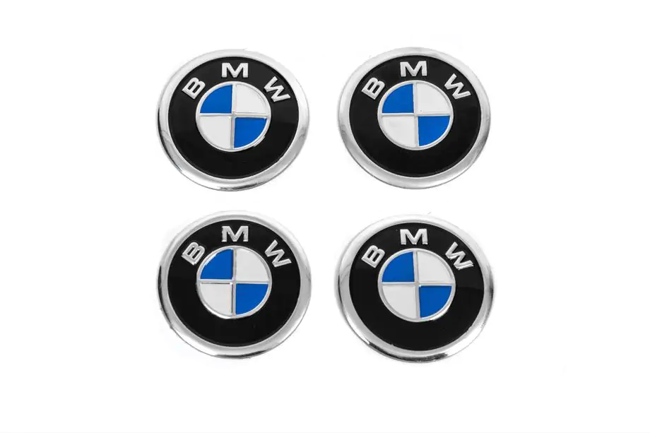 BMW Naklejki na dekielki felg V1 60mm (4szt) Image