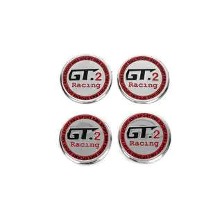Naklejki na dekielki felg GT2 V2 60mm (4szt) zdjęcia 1