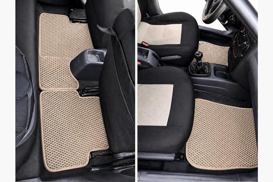 Daewoo Lanos 1998-2017 Dywaniki EVA (Beżowe) Image