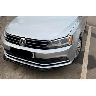 Nakładka na przedni zderzak Lip (2010-2018, czarny połysk) Volkswagen Jetta 2011-2018 zdjęcia 1
