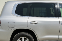 Toyota Land Cruiser 200 2007-2021 Chromowane Listwy Okołookienne Design LC300 (Stal Nierdzewna) zdjęcia 2