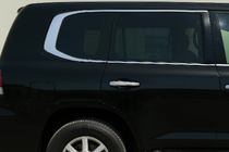 Toyota Land Cruiser 200 2007-2021 Chromowane Listwy Okołookienne Design LC300 (Stal Nierdzewna) zdjęcia 1