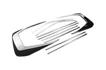 Toyota Land Cruiser 200 2007-2021 Chromowane Listwy Okołookienne Design LC300 (Stal Nierdzewna) zdjęcia 5