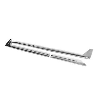 Listwy Drzwiowe F-Sport Białe+Chrom (4 szt, ABS) zdjęcia 4