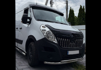 Renault Master 2011-2023 Daszek na przednia szybe V2 (czarny polysk, 5mm) zdjęcia 6