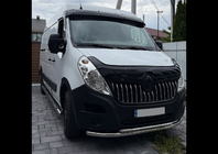 Renault Master 2011-2023 Daszek na przednia szybe V2 (czarny polysk, 5mm) zdjęcia 7