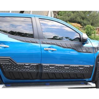 Listwy drzwiowe EuroCap (6 szt, ABS) Mitsubishi L200 2015-2024 zdjęcia 4