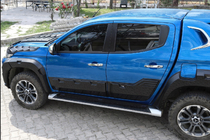 Fiat Fullback 2016- Listwy drzwiowe EuroCap (6 szt, ABS) zdjęcia 3