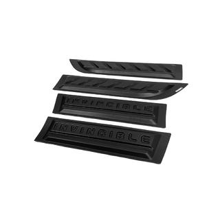 Listwy drzwiowe EuroCap (4 szt, ABS) Toyota Hilux 2015- zdjęcia 1