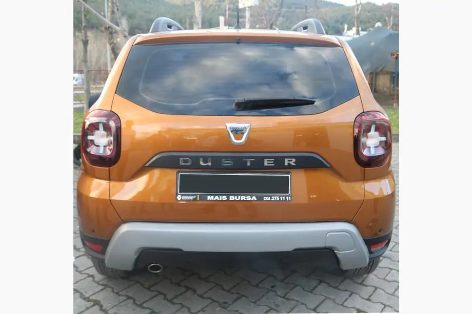 Renault Duster 2018-2024 Nakładka na tylny zderzak U-Type (ABS, szary) Image