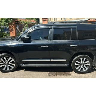 Deflektory szyb z listwą chromowaną (4 szt, Niken) Lexus LX570/450d 2008-2022 zdjęcia 2