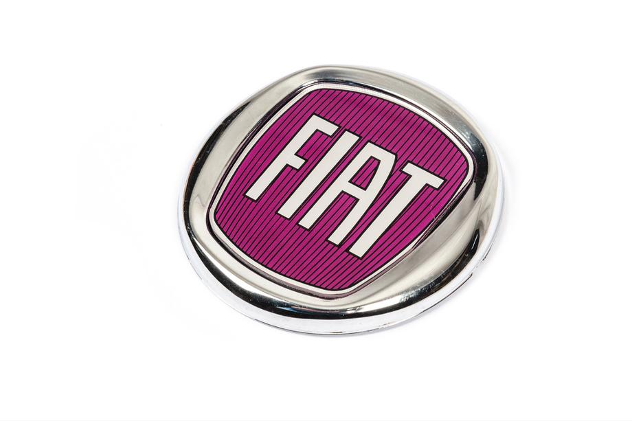 Fiat Emblemat (czerwony V2, samoprzylepny) Zdjęcia 2