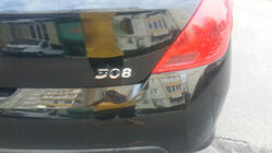 Peugeot 308 2007-2013 Napis 308 zdjęcia 1