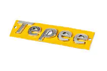 Peugeot Partner Tepee 2008-2018 Napis Tepee (130mm x 25mm) zdjęcia 1
