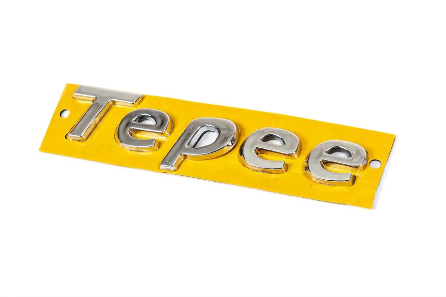 Peugeot Partner Tepee 2008-2018 Napis Tepee (130mm x 25mm) Image