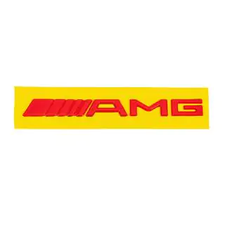 Emblemat AMG (20cm, ABS, czerwony) zdjęcia 2