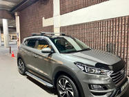 Hyundai Tucson TL 2016-2021 Belki dachowe na zintegrowane relingi z zamkiem Wizard V2 (2 szt) 115cm, czarne zdjęcia 6