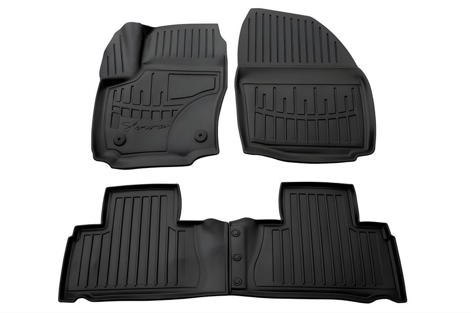 Ford Galaxy 2007-2015 Dywaniki Gumowe Stingray 3D (2011-2014, 4 szt, Poliuretan, Klips FC2) Image