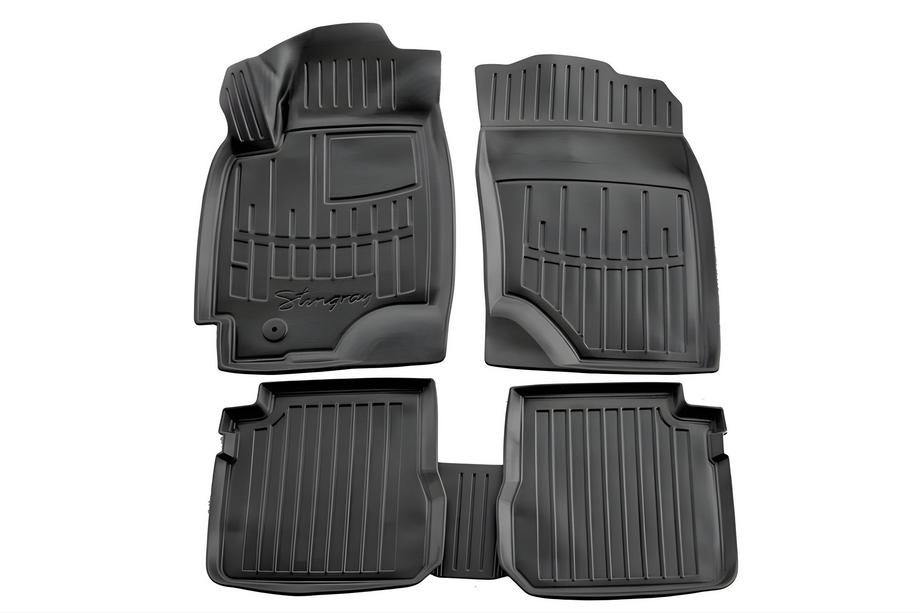 Mitsubishi Outlander 2001-2006 Dywaniki gumowe Stingray 3D (2003-2006, 5 szt., poliuretan) Image