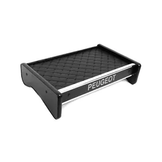 Półka na deskę rozdzielczą (Czarna z czarną nicią) Peugeot Boxer 2006-2025 zdjęcia 3