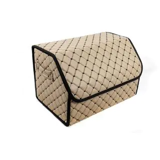 Torba organizer do bagaznika ECO (50x30x30, bezowa) zdjęcia 4