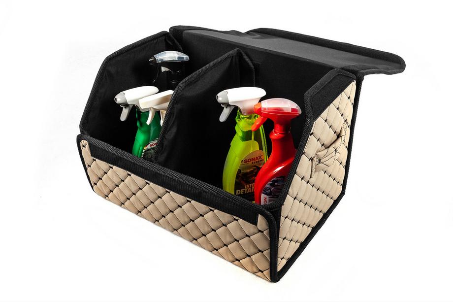 Torba organizer do bagaznika ECO (50x30x30, bezowa) Zdjęcia 2