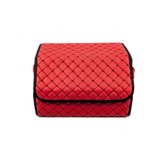 Torba organizer do bagaznika ECO (50x30x30, czerwona) zdjęcia 3