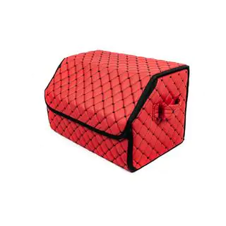 Torba organizer do bagaznika ECO (50x30x30, czerwona) zdjęcia 1