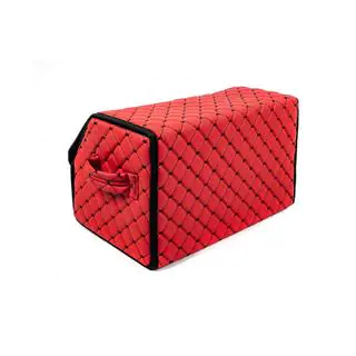 Torba organizer do bagaznika ECO (50x30x30, czerwona) zdjęcia 4