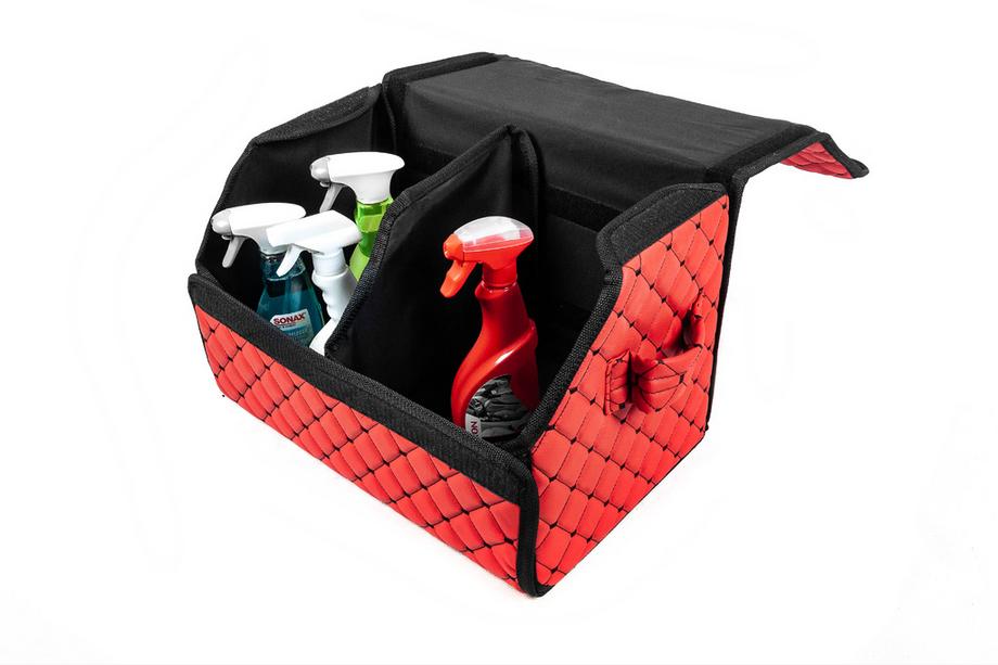 Torba organizer do bagaznika ECO (50x30x30, czerwona) Zdjęcia 2