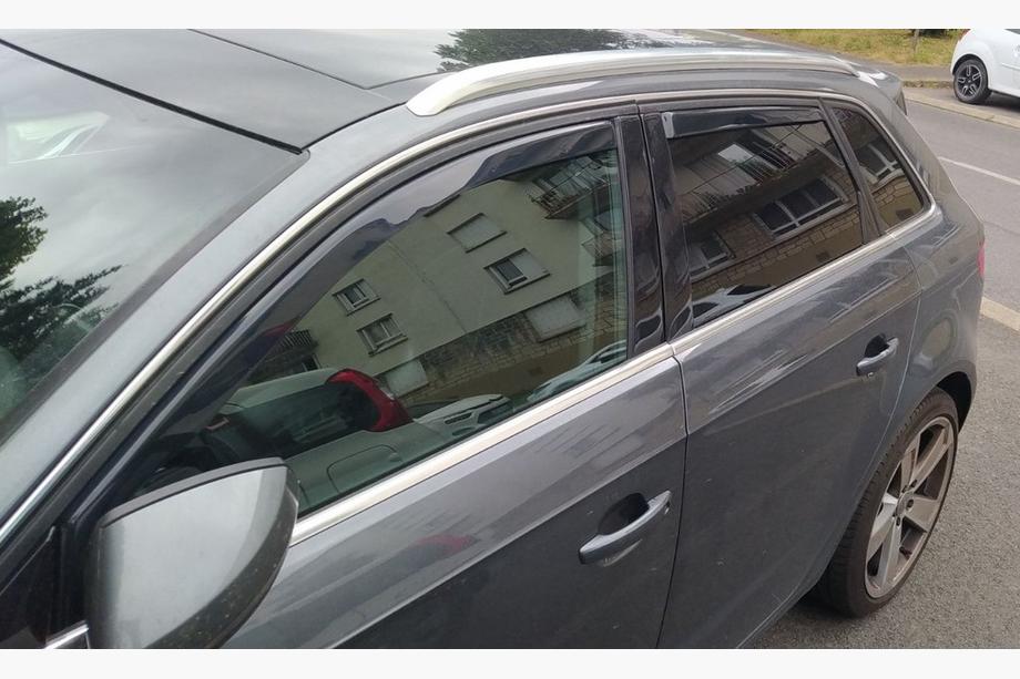 Audi A3 2012-2020 Deflektory szyb wsuwane Sportback (Esa, 4 szt) Zdjęcia 1