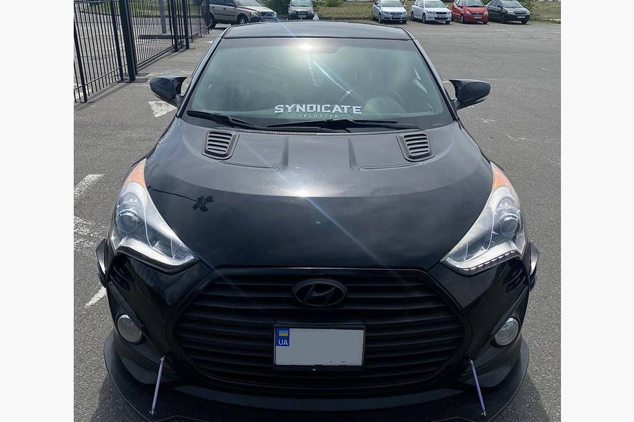 Hyundai Veloster 2011-2017 Nakładki na lusterka z wycięciem na kierunkowskaz w stylu BMW (2 szt.) Zdjęcia 5