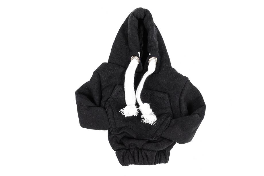 Pokrowiec na Gałkę Zmiany Biegów Styl Bluza (Czarny, Biały Sznurek) Zdjęcia 3
