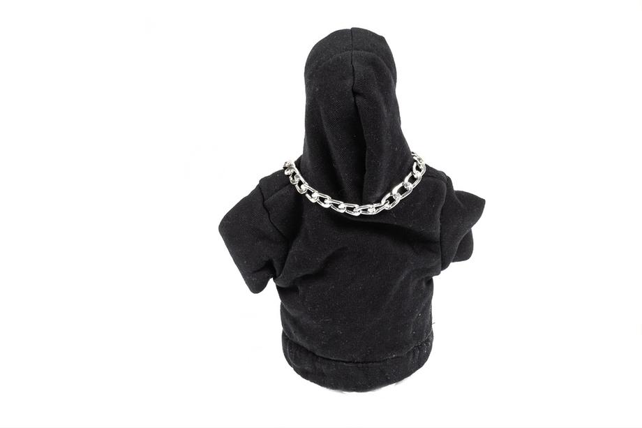 Pokrowiec na Gałkę Zmiany Biegów Styl Bluza (Czarny, Biały Sznurek) Zdjęcia 4