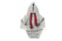 Pokrowiec na gałkę zmiany biegów hoodie (szary, bordowy sznurek) zdjęcia 2