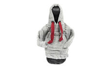 Pokrowiec na gałkę zmiany biegów hoodie (szary, bordowy sznurek) zdjęcia 1